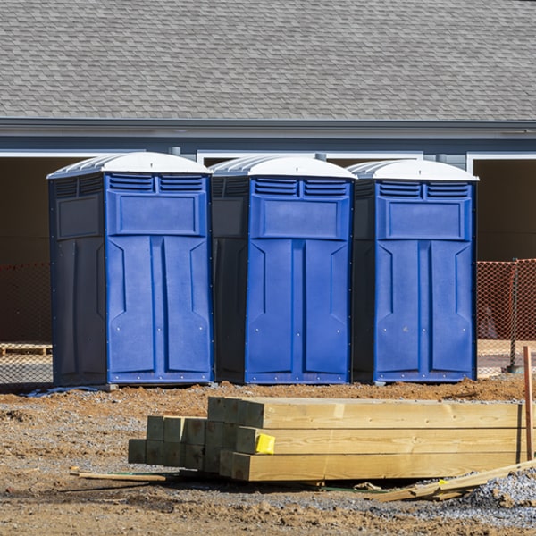 are there any restrictions on what items can be disposed of in the porta potties in Nekoma